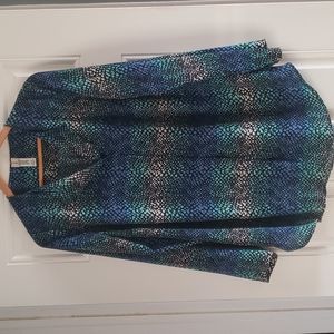 Pure Energy Blouse Long Sleeves, converts into 3/4.  XL